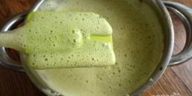 базиликовое мороженое