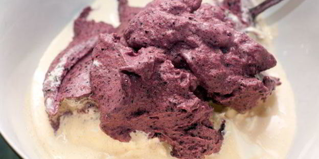 черничное мороженое с маскарпоне