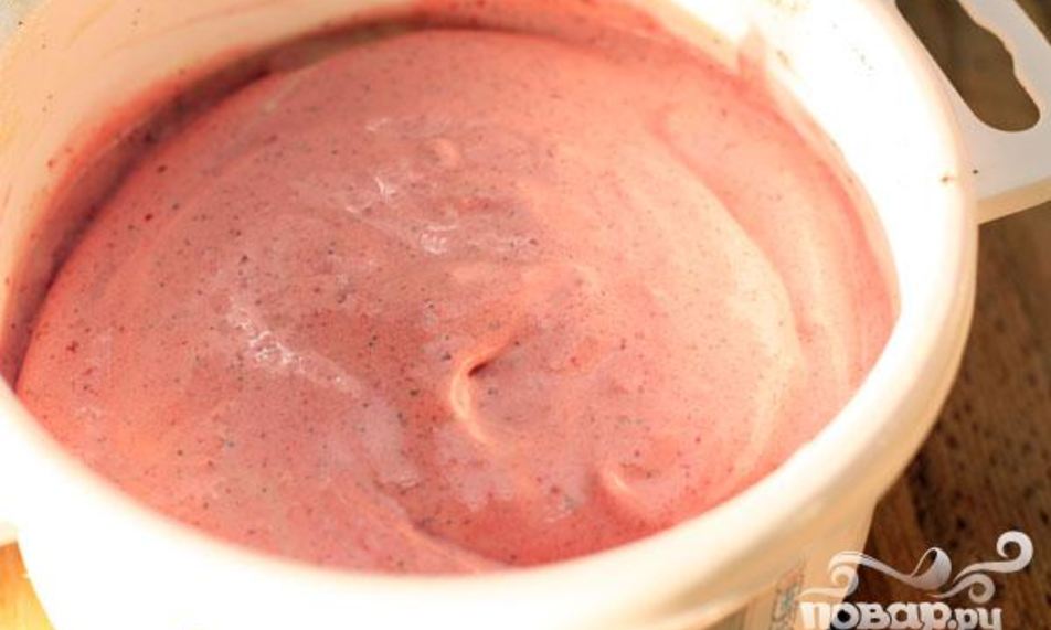 Рецепт десерта клубничное мороженое