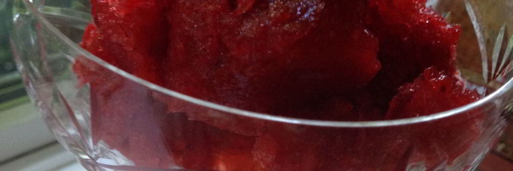 Клубничное мороженое Сорбет