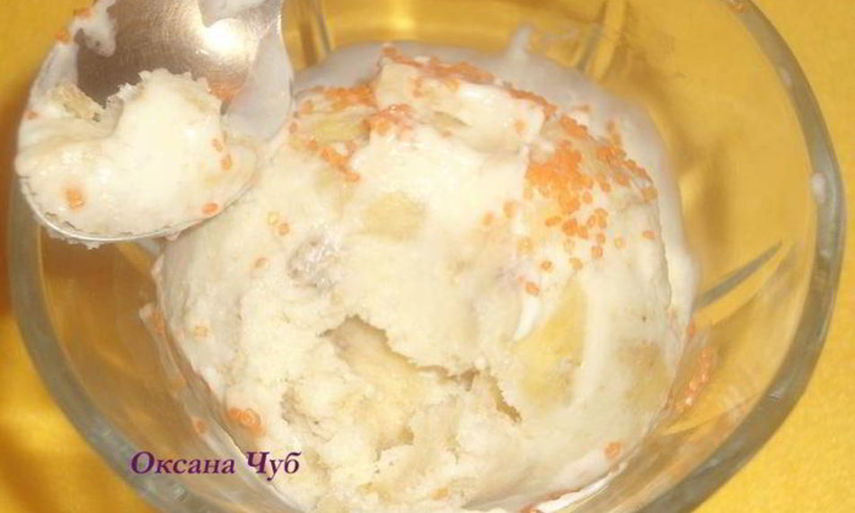 Рецепт моего первого бананового мороженого