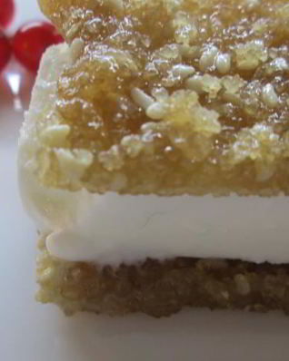 Мороженое из йогурта с козинаками