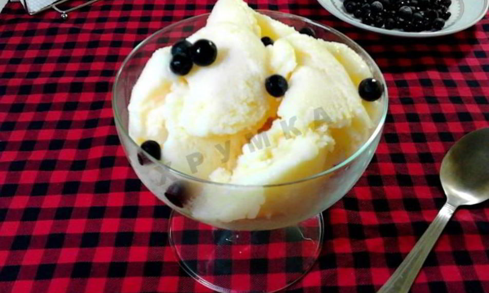 Рецепт мороженого из молока и сахара