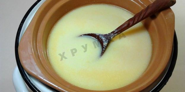 мороженое из молока и сахара