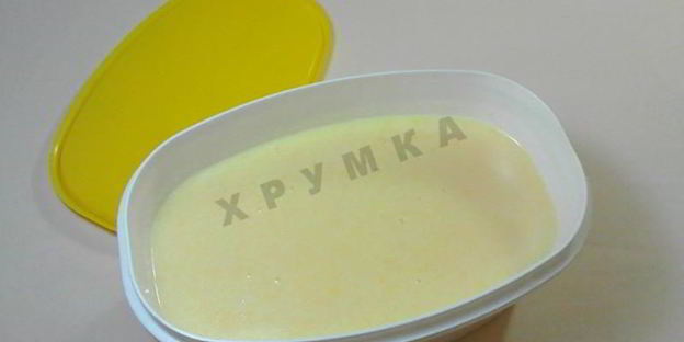 мороженое из молока и сахара