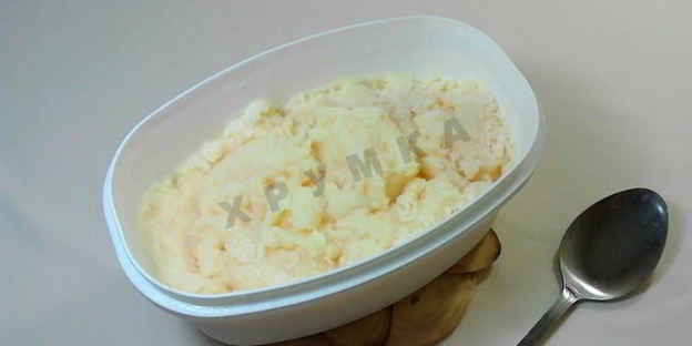 мороженое из молока и сахара