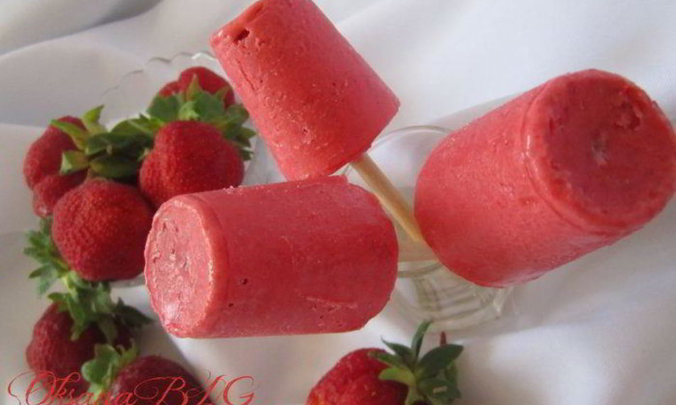 Рецепт мороженого клубничного