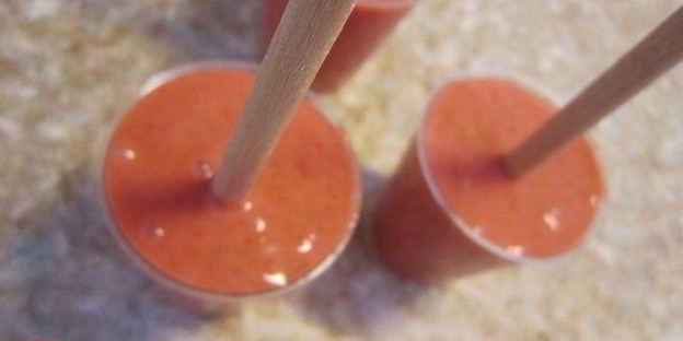 мороженое клубничное