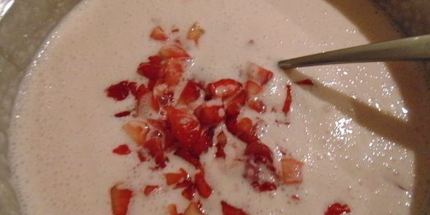 мороженое клубничный сюрприз