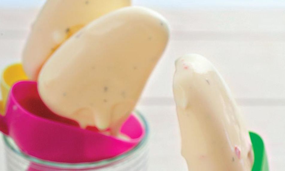 Рецепт мороженого с белым шоколадом, мятой и чили