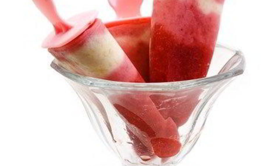 Рецепт мятного двухцветного арбузна-цитрусового мороженого