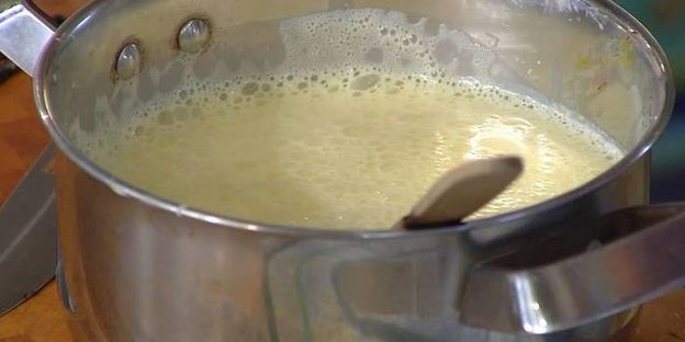 шафранное мороженое