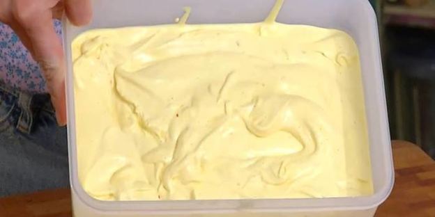 шафранное мороженое