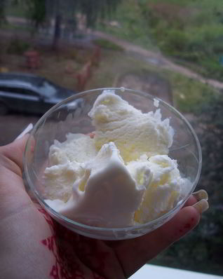 Сливочное мороженое