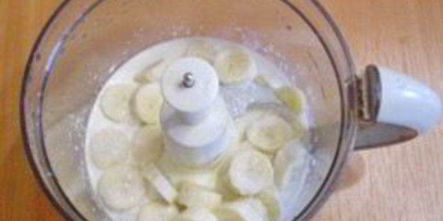 сыроедческое банановое мороженое