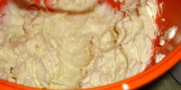 торт-мороженое с малиной