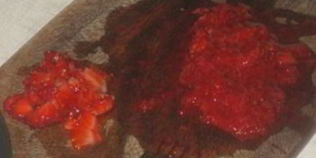 творожно-клубничное мороженое