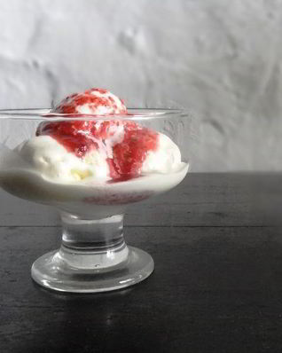 Творожное мороженое