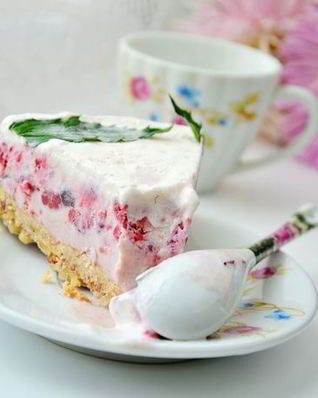 Ягодный торт-мороженое