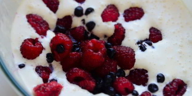 ягодный торт-мороженое