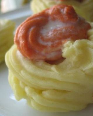 Картофельные корзинки с рыбным муссом