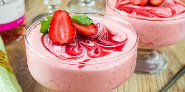 клубничный мусс