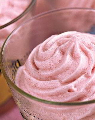 Клюквенный мусс