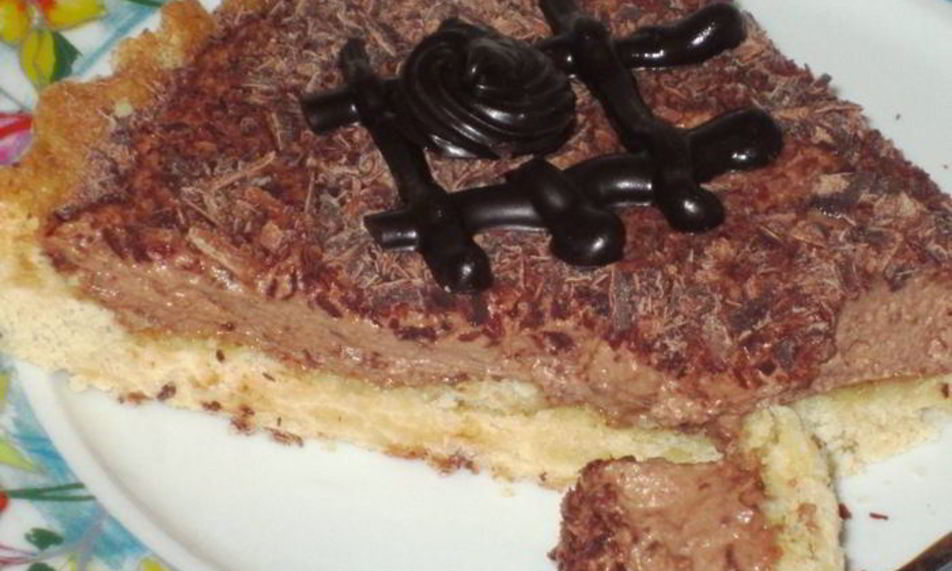 Рецепт кростаты с шоколадным муссом