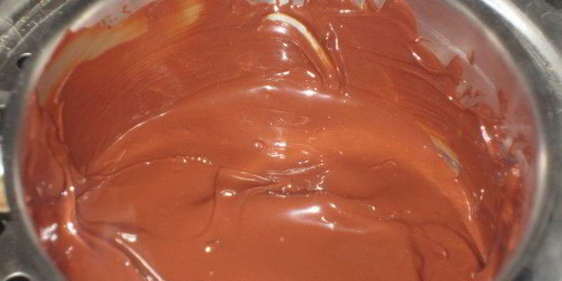 кростата с шоколадным муссом