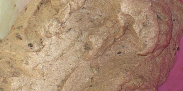 кростата с шоколадным муссом