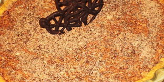 кростата с шоколадным муссом