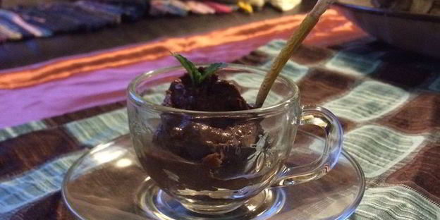 ленивый шоколадный мусс из авокадо