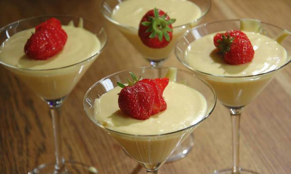 Рецепт мангового мусса со сгущенкой