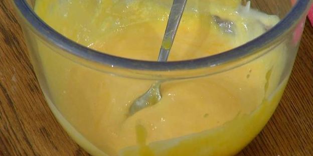 манговый мусс со сгущенкой