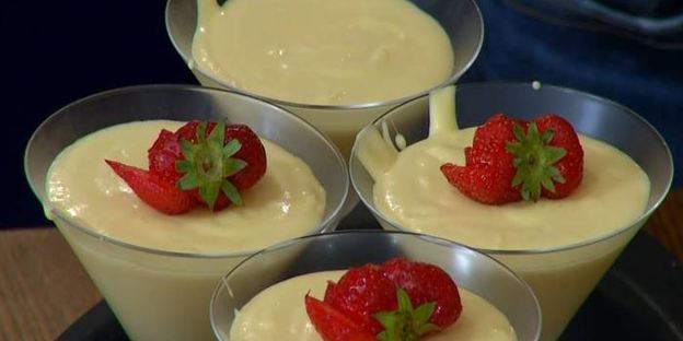 манговый мусс со сгущенкой