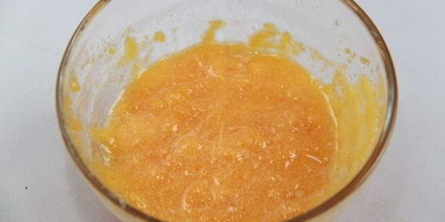 мусс из клементинов в шоколадном стаканчике