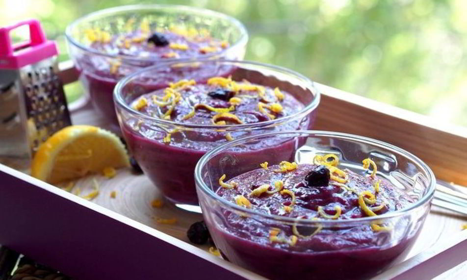 Рецепт мусса из кус-куса с ягодами и фруктами