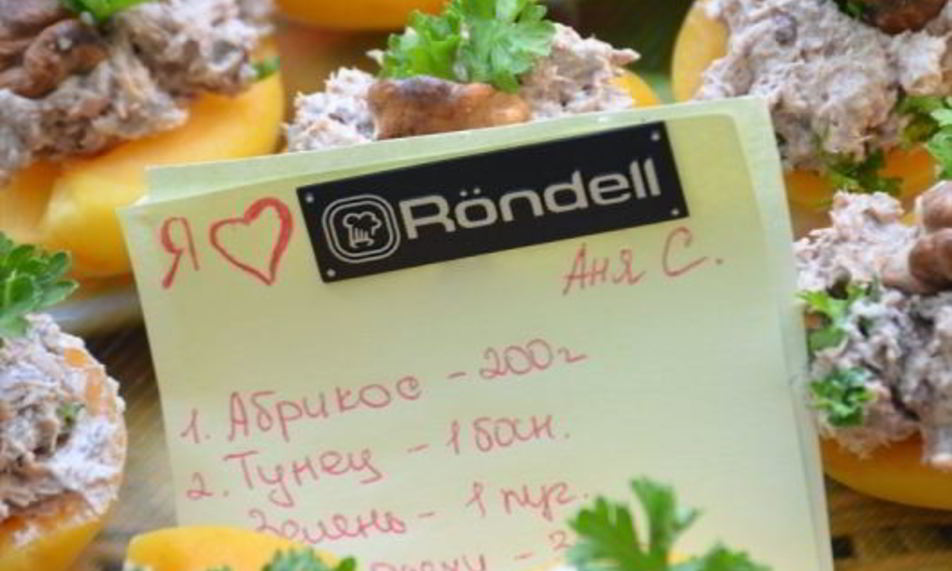 Рецепт мусса из тунца на абрикосах