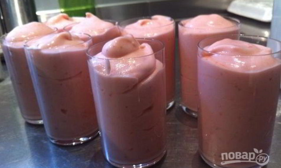 Рецепт мусса иза ягода