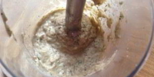 мусс из запеченных баклажанов