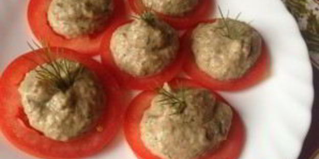 мусс из запеченных баклажанов