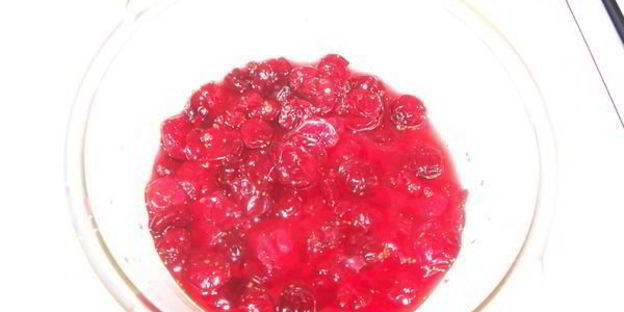 мусс клюквенный