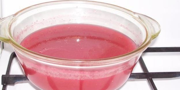 мусс клюквенный