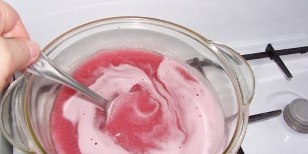 мусс клюквенный