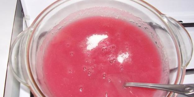 мусс клюквенный