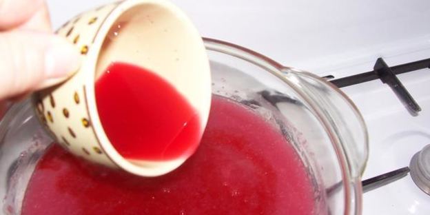 мусс клюквенный