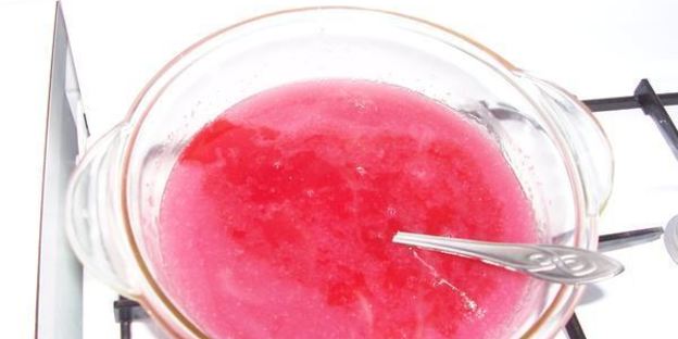 мусс клюквенный