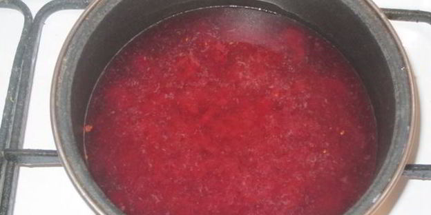 мусс вишневый