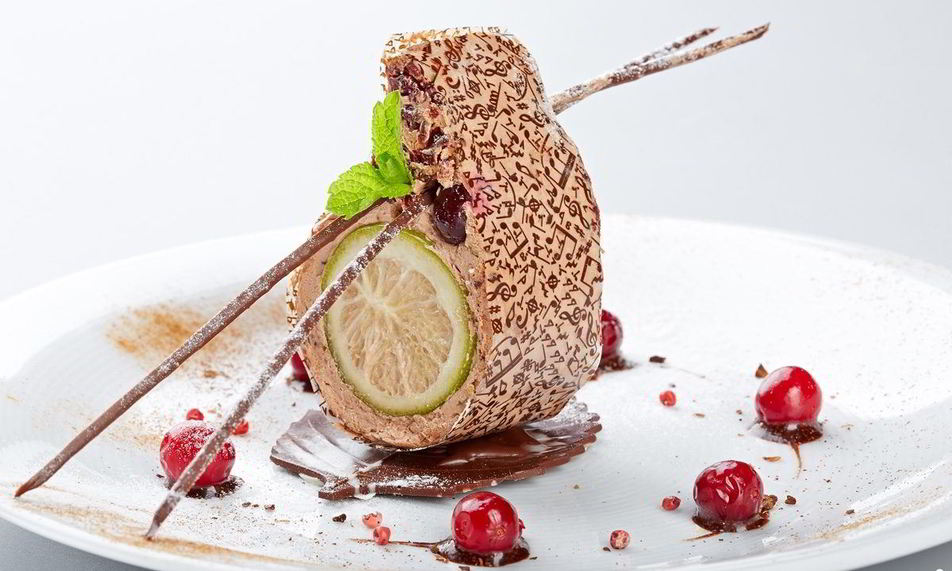 Рецепт шоколадного мусса с клюквого и лаймома