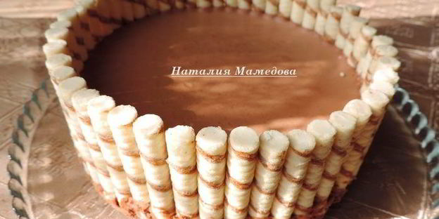 шоколадный торт-мусс без выпечки